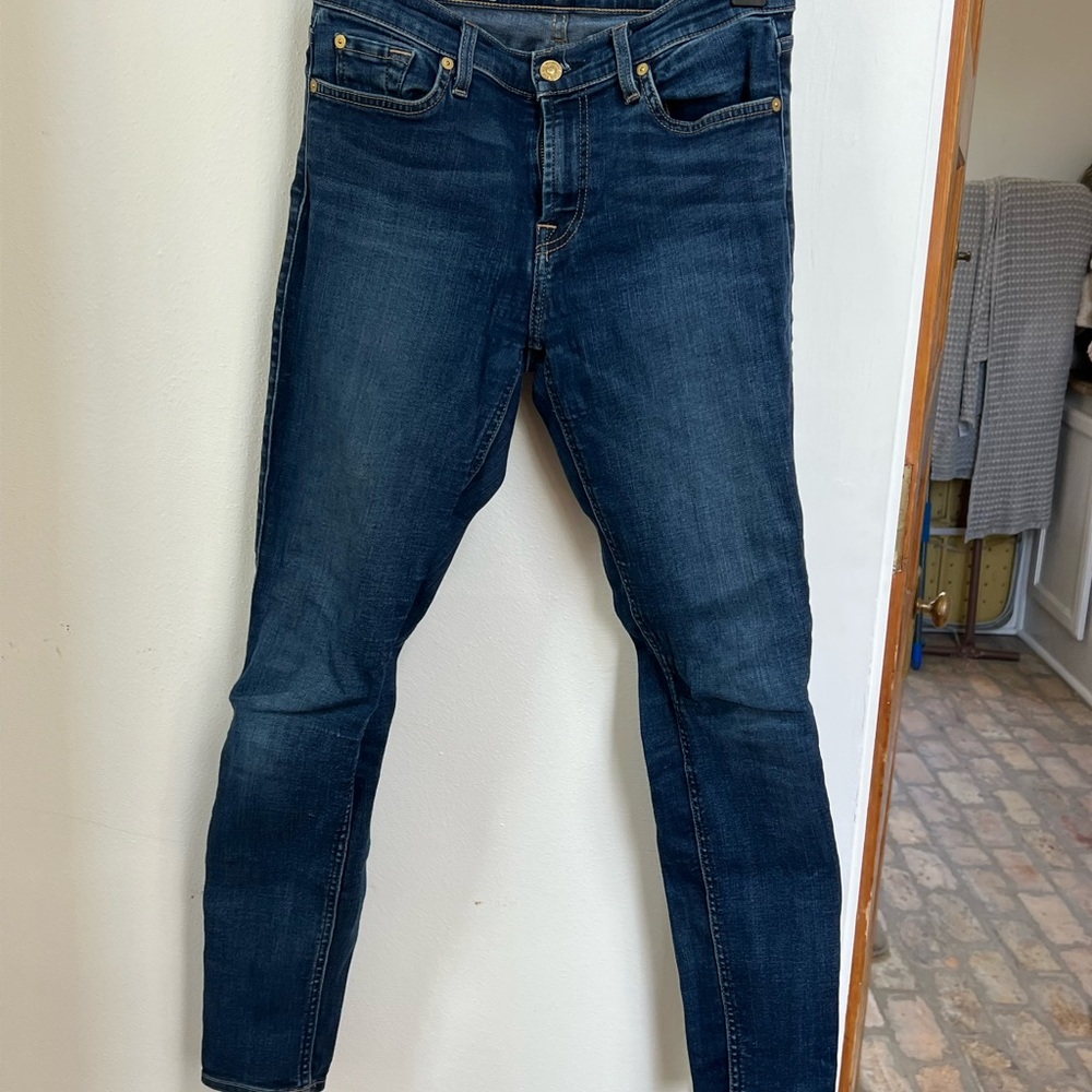 7 For All Mankind Dark Blue Women Jeans